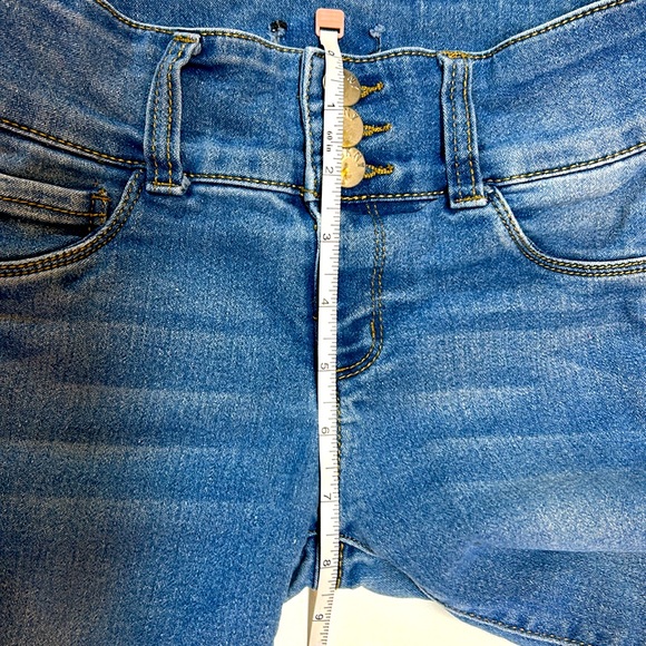 DKNY Kids Jeans Size 10 Skinny Stretchy Denim School Girls Thick Pockets High - Picture 9 of 11